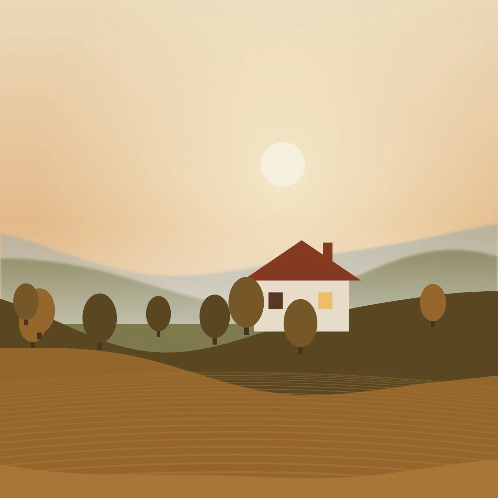 Stara klet u vinogradu